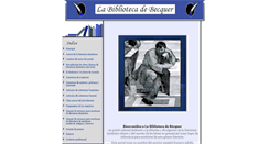 Desktop Screenshot of bibliotecabecquer.es