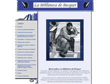 Tablet Screenshot of bibliotecabecquer.es